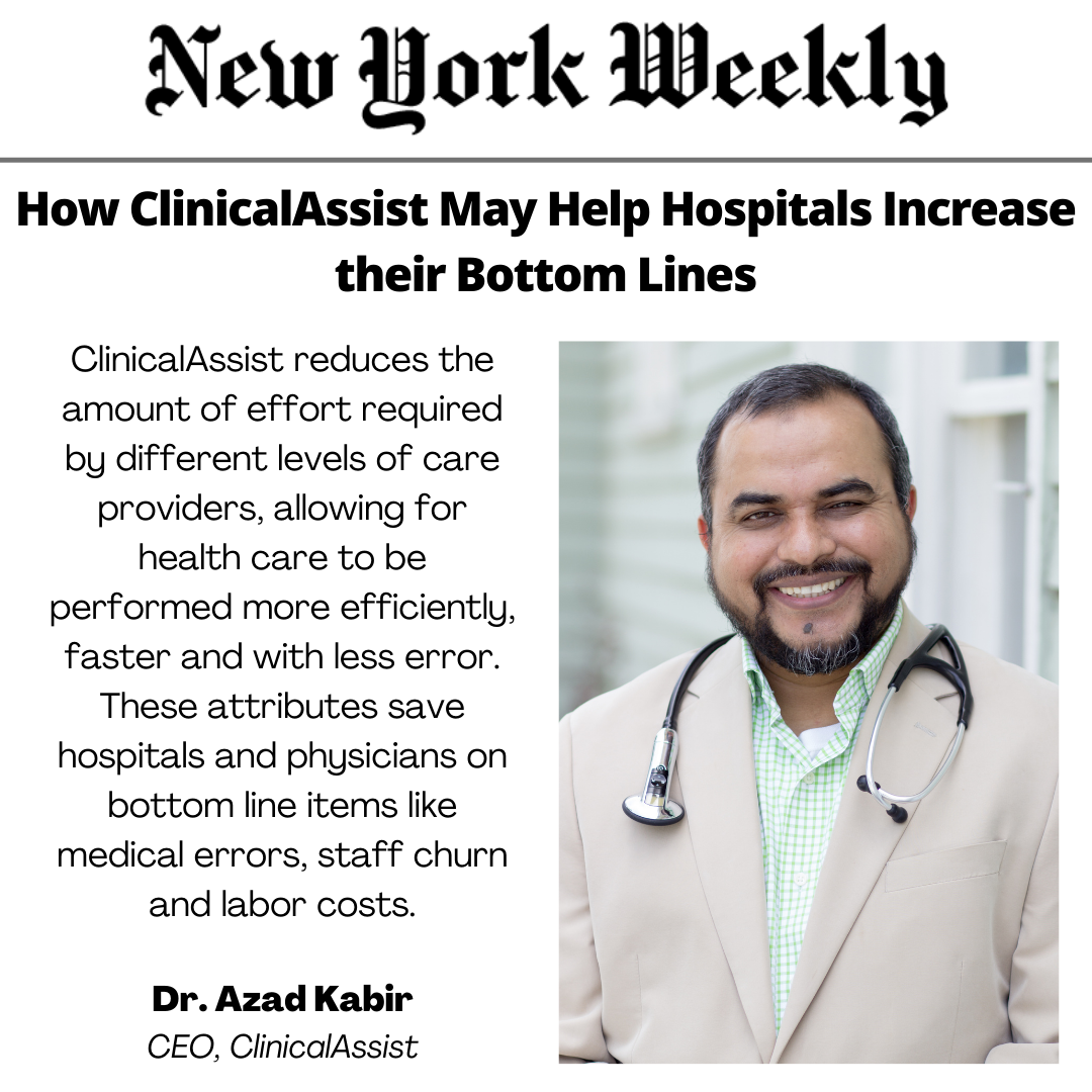 How ClinicalAssist May Help Hospitals Increase their Bottom Lines